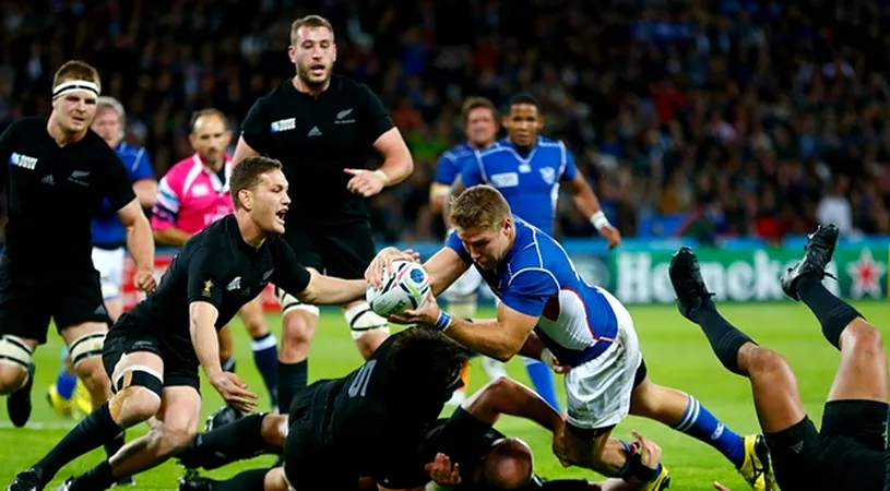 Start neconvingător pentru All Blacks la Mondiale. Namibia a reușit un meci mare contra campioanei mondiale