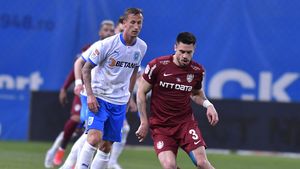Andrei Burcă, probleme după Universitatea Craiova - CFR Cluj. „Sunt puțin amețit, dar nu mai contează!” Ce spune despre lupta din play-off. „Își vor vinde scump pielea!”