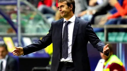 Tehnicianul Julen Lopetegui se înclină în fața rivalei: 