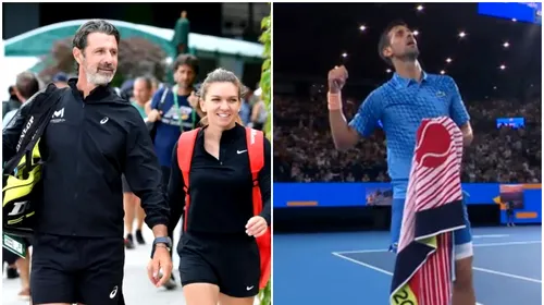 Patrick Mouratoglou intervine în scandalul momentului de la Australian Open! Reacția antrenorului Simonei Halep după ce Novak Djokovic și-a luat pauză de toaletă fără permisiunea arbitrului