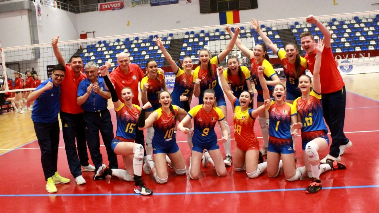 Cu o aruncătoare de suliță în echipă, naționala României s-a calificat la Campionatele Europene de volei Under 19! „Îmi plac ambele sporturi la fel de mult