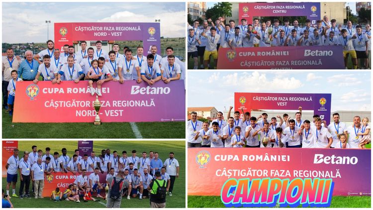 Câștigătoarele celor șapte finale din Faza Regională a Cupei României, ediția 2026/27. Nicio învingătoare nu a avut nevoie de prelungiri pentru a se impune