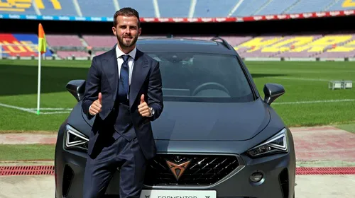 Miralem Pjanic, prezentat oficial la <i class='ep-highlight'>Barcelona</i>: „Am șansa să joc alături de extraterestrul Messi!” Ce număr va purta pe Camp Nou | FOTO