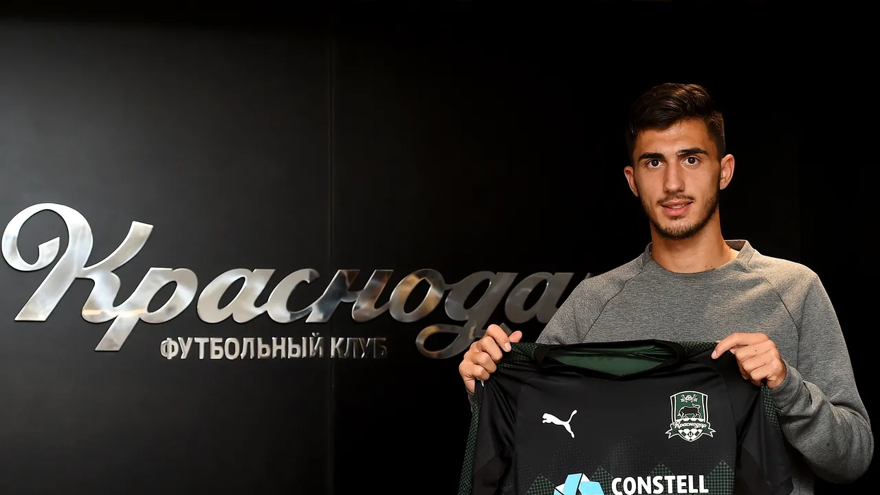FOTO | Andrei Ivan a fost prezentat oficial la FK Krasnodar! Durata contractului și ce număr va purta la noua echipă: 