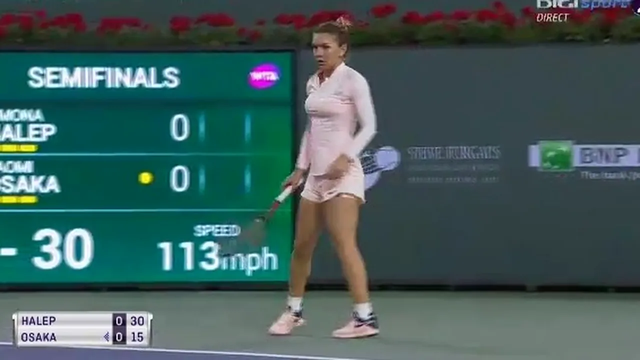 Părerea specialistului, după eșecul Simonei Halep în semifinala de la Indian Wells. 