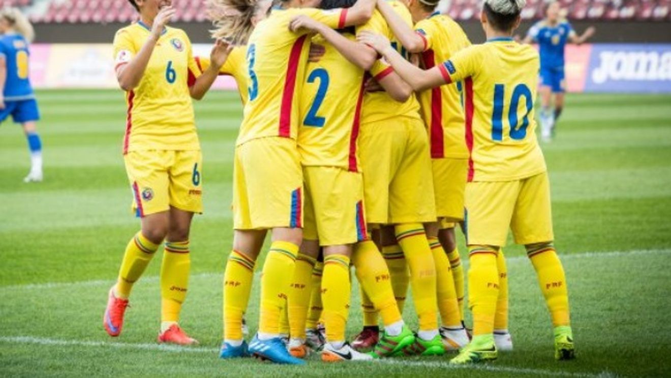 Naționala de fotbal feminin a României a învins Ucraina și este aproape de calificarea la CE 2017