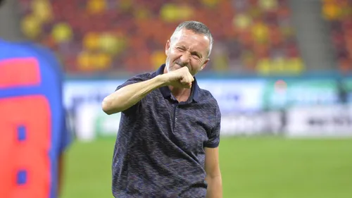 FCSB e pe locul 13 în Superliga, dar lui Meme Stoica îi arde de ironii. Echipa de pe podium, luată peste picior. „Se cam termină. Acolo sunt jucători de Liga 2!”