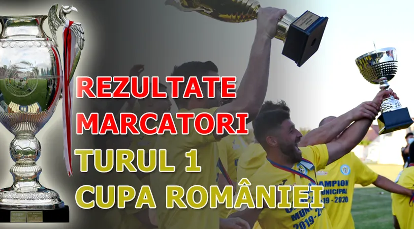 Cupa României, turul 1, rezultate și marcatori | Steaua a făcut instrucție cu CS Balotești. Doar 21 dintre cele 30 de meciuri stabilite au avut loc