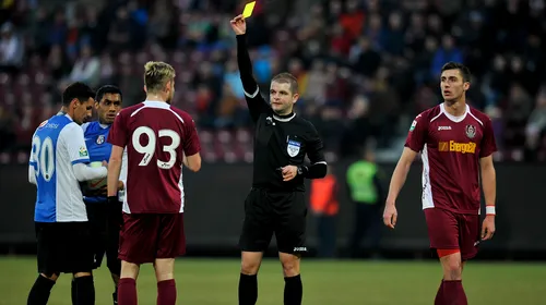 Cătălin Popa va arbitra meciul CS U Craiova – CFR Cluj, din play-off-ul Ligii 1