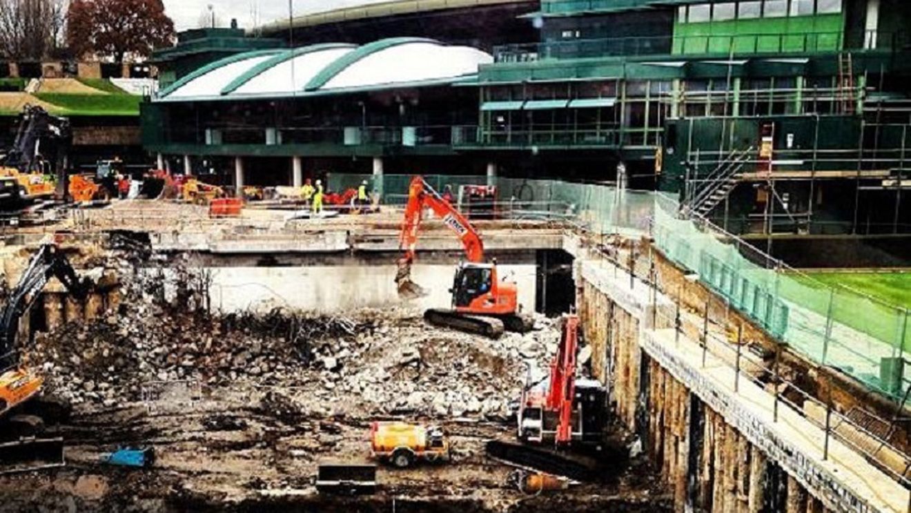 "Ce se întâmplă aici?" Baza de la Wimbledon s-a transformat într-un uriaș șantier