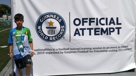 Vlad Stancovici, un tânăr fotbalist român, a intrat în cartea recordurilor