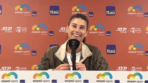 CORESPONDENȚĂ DE LA MIAMI OPEN | Sorana Cîrstea, răsfățată de părinți înaintea fiecărui turneu. Sortimentul de înghețat brevetat în fabrica familiei e deliciul său suprem | VIDEO