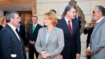 Rege la Palatul Regelui!** Gică Hagi a fost la Palatul Elisabeta, unde s-a întâlnit Principesa Margareta și Principele Radu