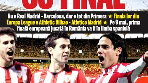 Bucureștiul, invadat de spanioli!** Athletic Bilbao – Atletico Madrid, finala Europa League de pe Național Arena