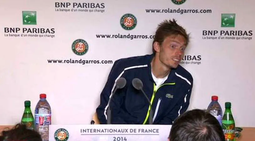 VIDEO | Moment jenant la Roland Garros. Un jurnalist l-a enervat la culme pe tenismanul francez Nicolas Mahut, după ce l-a felicitat