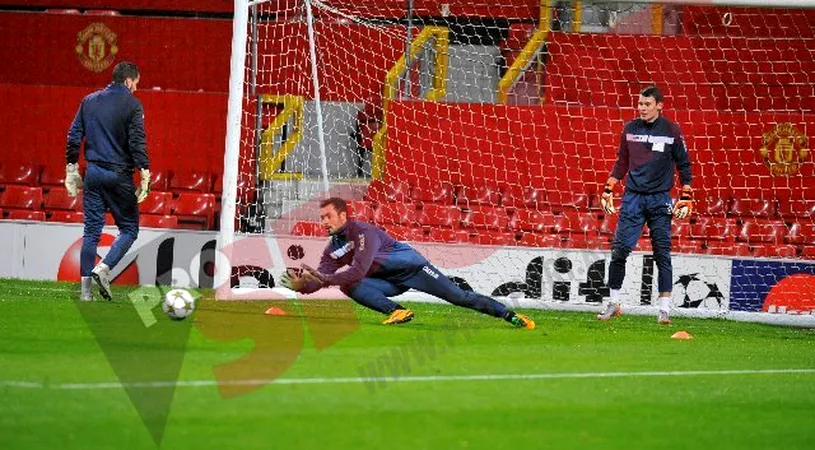 FOTO - Clujenii s-au antrenat pe Old Trafford!** Sergio e realist: 