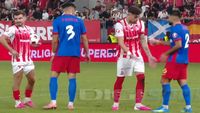 Nu s-a văzut la TV: Vali Crețu a "aprins" scânteia de scandal la Dinamo - FCSB! Gestul făcut în careu
