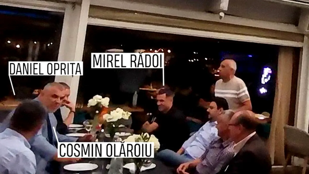 Cosmin Olăroiu, Mirel Rădoi și Daniel Oprița, întâlnire „UEFAntastică” la un restaurant de 5 stele din București. Ce sărbătoreau | GALERIE FOTO