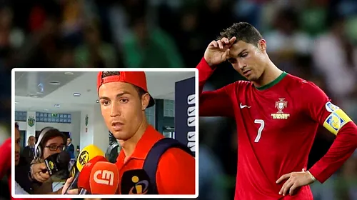 Ronaldo a șocat când a fost întrebat pe cine preferă la baraj: „Ar putea fi alte interese acolo!” Cum o văd portughezii pe România