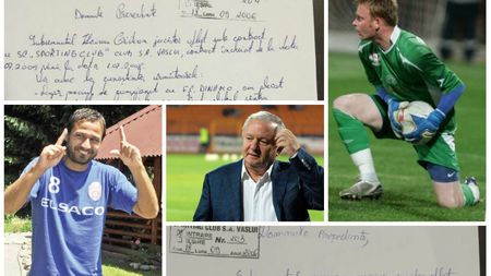 Din culisele fotbalului românesc. FOTO | Scrisorile a doi fotbaliști acuzați de Porumboiu că au făcut blat în Liga 1. "Mi-a sunat soția și mi-a spus să număr banii de la Dinamo". Ce spune acum fostul patron al Vasluiului