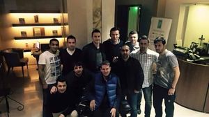 FOTO | Neșu a avut parte de o surpriză pregătită de foștii colegi de la Steaua 2006: "Multă sănătate, Mihai!"