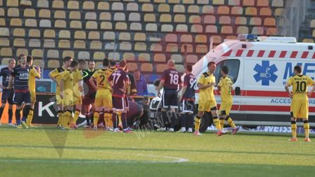 Momente de panică la Brașov!** Portarul Oțelului a rămas inconștient după ce a primit un genunchi în tâmplă! Ce s-a întâmplat