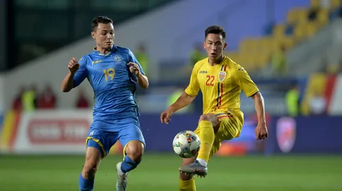 Marfă nouă și de calitate la U21: Moruțan și Petre aduc victoria României, 3-0 cu Ucraina