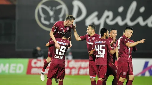 CFR Cluj și-a făcut de cap în Gruia, cu FC Voluntari. Scor fluviu și un hat-trick semnat de Țucudean