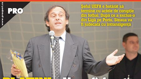 EXCLUSIV / Platini: "Vom fi foarte stricți cu Steaua"