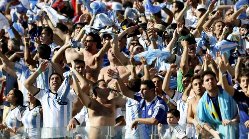Între 20.000 și 30.000 de fani argentinieni, așteptați la Brasilia