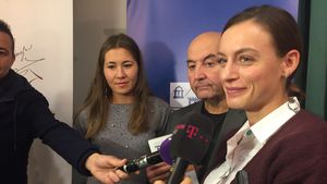 Ana Bogdan, în lacrimi la un eveniment editorial. Adrian Fetecău a lansat ediția a doua a cărții "Tenisul, sportul inventat de diavol"