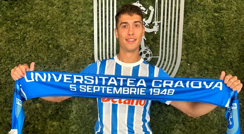 ProSport confirmat. Spaniolul Iago Lopez, prezentat oficial de Universitatea Craiova