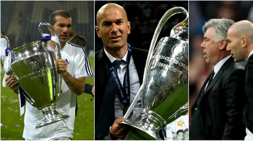 Zidane, primul om care câștigă Champions League ca jucător, secund și principal! Prima reacție a francezului și cuvintele mari pentru Simeone