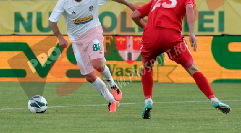 Tot mai departe de Europa!** FC Vaslui - Gaz Metan Mediaș 1-1