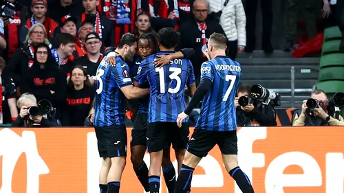 Atalanta - Bayer Levekusen 3-0. Atalanta, noua campioană în Europa League!