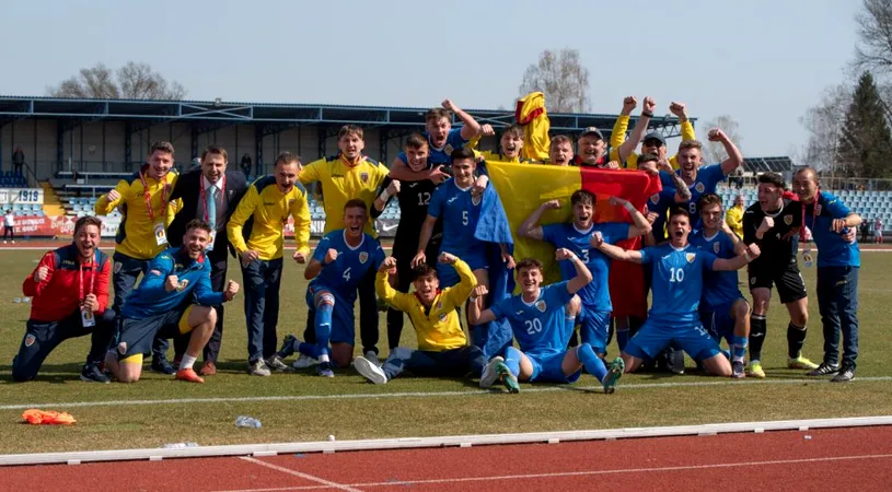 România U19 s-a calificat la EURO! Toți cei șapte jucători din Liga 2 au fost pe teren în victoria cu Croația U19
