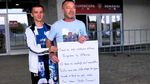Fără vedere, dar cu iubire pentru Universitatea Craiova. Cel mai emoționant moment de la Supercupa României, surprins de ProSport: „Dacă nu mă nășteam oltean, fugeam în Oltenia”