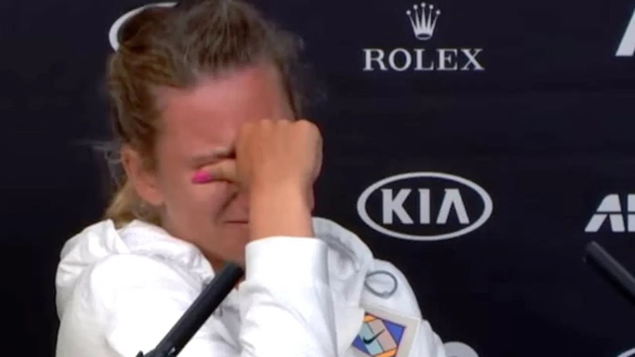 Cel mai trist moment de la AO! VIDEO | Fost lider mondial, una dintre cele mai importante jucătoare din ultimii ani, a izbucnit în lacrimi: 