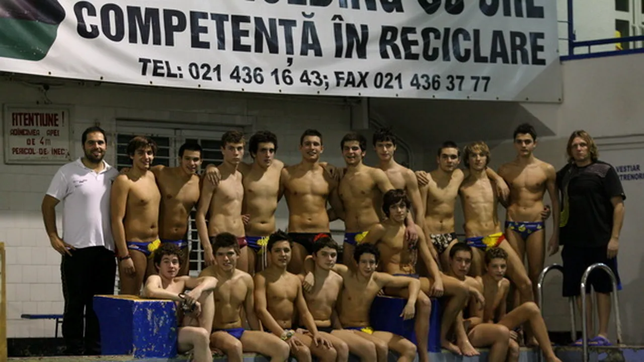 Puștii U17 au bătut Marea Britanie la polo, scor 18-6,** și s-au calificat la CE 2011!