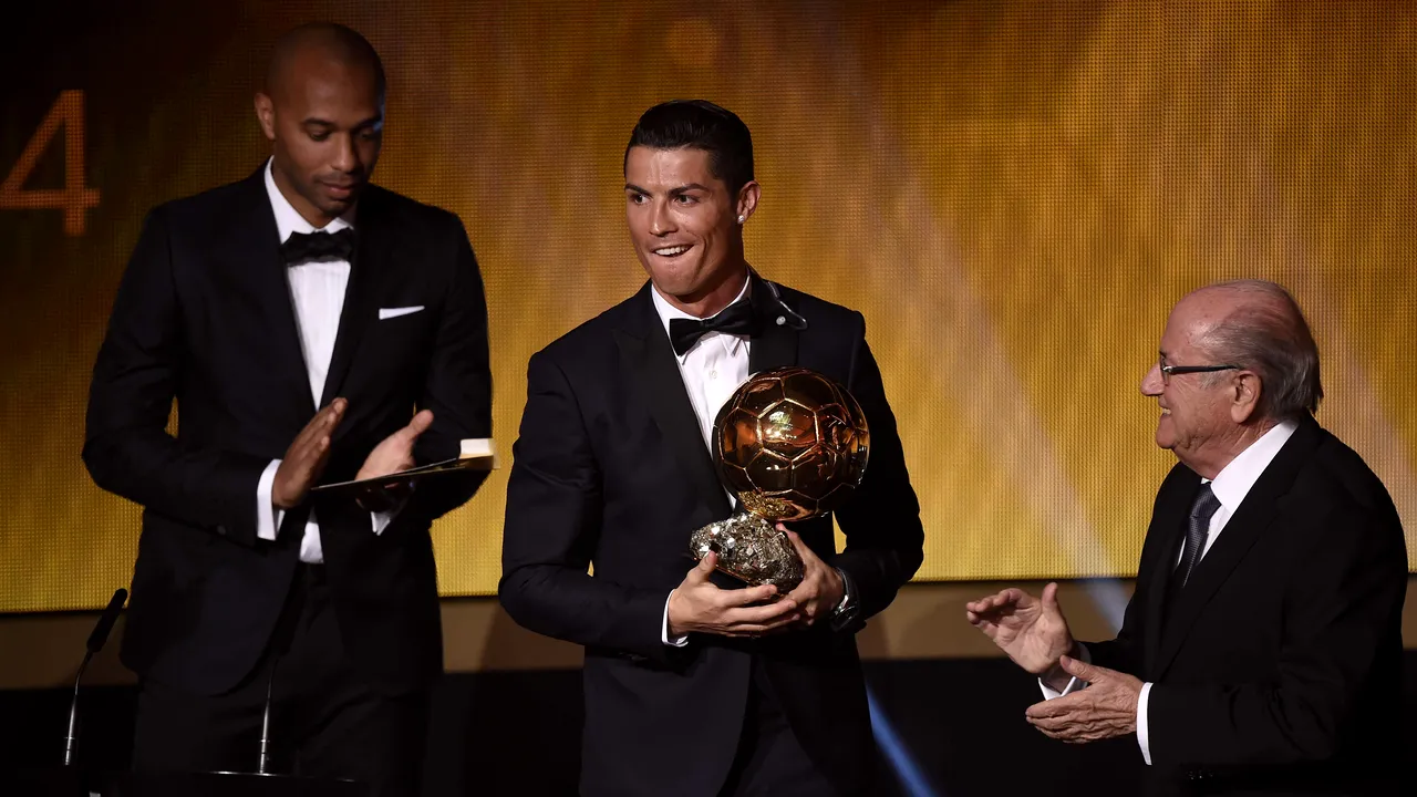 VIDEO | Cum s-a bucurat Ronaldo pentru câștigarea celui de-al treilea Balon de Aur din carieră. Reacția lui Henry, de milioane