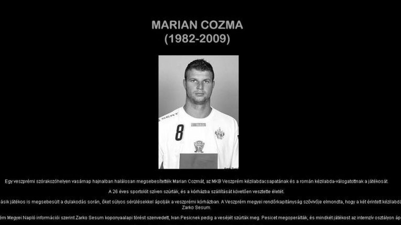 Președintele lui Veszprem: "Cozma a fost atacat de 30 de persoane!"