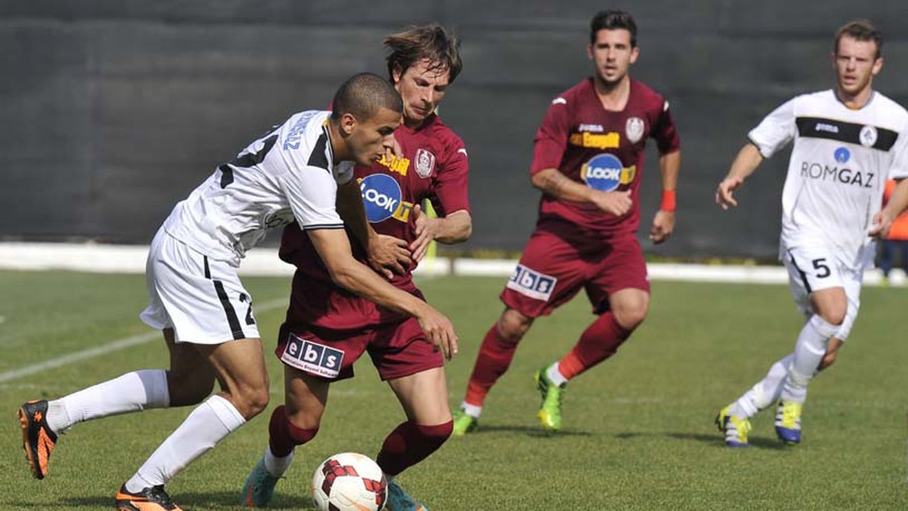 CFR, doar două victorii în fața Gazului în ultimele 10 partide. Horoba: "Noi ne antrenăm pe caniculă, alții la răcoare"