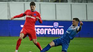 A venit diagnosticul lui David Miculescu. FCSB a aflat cât va lipsi atacantul