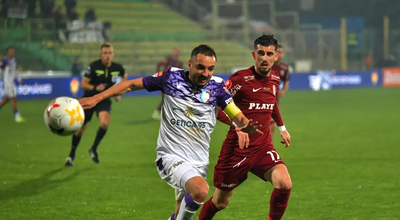 Agricola Borcea - Petrolul 0-3, Poli Iași - UTA 1-1, FC Argeș - CFR Cluj 2-2, în prima etapă din Cupa României. Surpriza serii s-a produs la Mioveni!