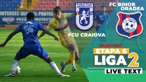 FC Bihor a executat FCU Craiova la Severin, cu trei goluri marcate în 13 minute din a doua repriză
