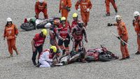 Dezvăluirile motociclistului după accidentul la 300 km/h: „Am luat foc. Ei nu voiau să mă atingă de frică”