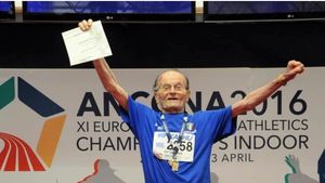A murit cel mai vârstnic atlet al lumii! Avea 104 ani și luptase în Al Doilea Război Mondial