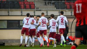 Rapid e pe locul 1 în play-off-ul Ligii 2, Mihai Iosif îi laudă pe jucători: ”Nu poți realiza nimic fără sacrificiu și dăruire.” A remarcat o schimbare importantă, după ce a fost numit ”principal”: ”De trei meciuri, asta se întâmplă”