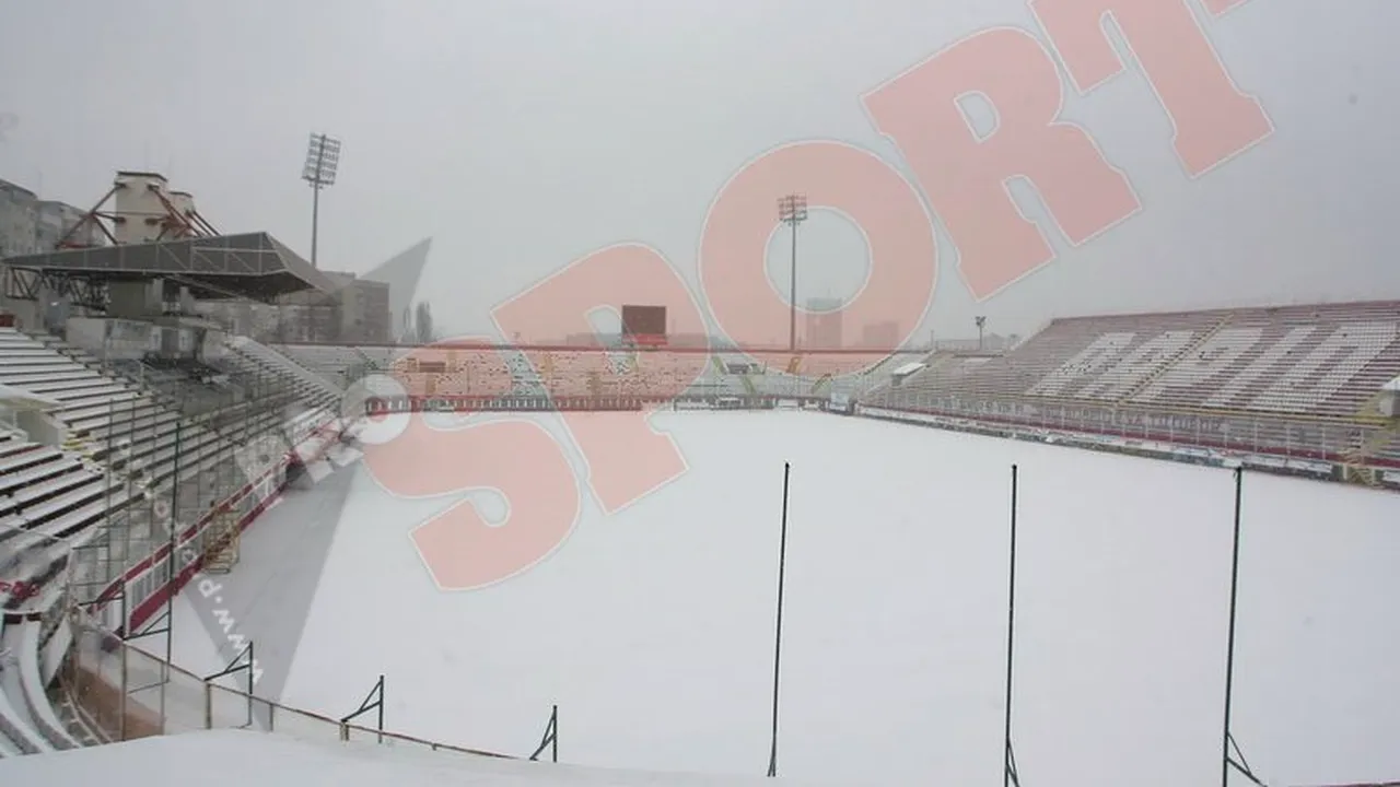 Mai bine se juca în decembrie! FOTO** Așa arată arenele din Liga 1 cu 3 zile înainte de reluarea campionatului