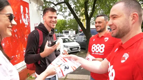 Vlad Iacob a împărțit cadouri suporterilor care și-au achiziționat bilete pentru Dinamo - CSA Steaua și le-a transmis un mesaj clar: „Încă putem promovăm direct!” | VIDEO EXCLUSIV